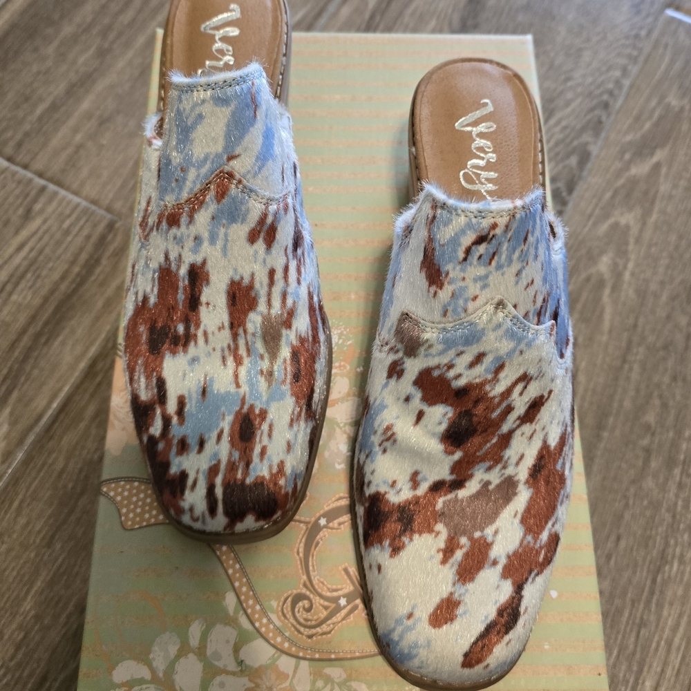 Very G Mules, Cowhide, 6.5